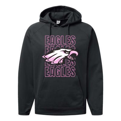 Eagle Out Breast Cancer Awareness Performance Fleece Hoodie