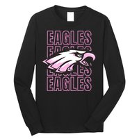 Eagle Out Breast Cancer Awareness Long Sleeve Shirt