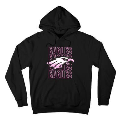 Eagle Out Breast Cancer Awareness Tall Hoodie