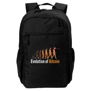 Evolution Of Bitcoin, Ape To Man, Crypto, Cryptocurrency, HODL Bitcoin Daily Commute Backpack