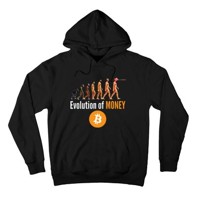 Evolution Of Bitcoin, BTC, Crypto, Cryptocurrency, Blockchain, HODL Bitcoin Hoodie