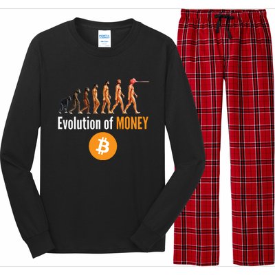 Evolution Of Bitcoin, BTC, Crypto, Cryptocurrency, Blockchain, HODL Bitcoin Long Sleeve Pajama Set