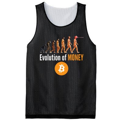 Evolution Of Bitcoin, BTC, Crypto, Cryptocurrency, Blockchain, HODL Bitcoin Mesh Reversible Basketball Jersey Tank