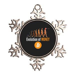 Evolution Of Bitcoin, BTC, Crypto, Cryptocurrency, Blockchain, HODL Bitcoin Metallic Star Ornament