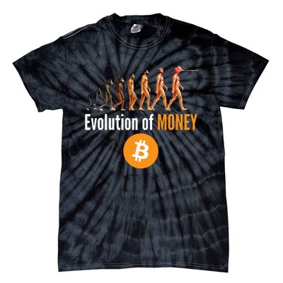 Evolution Of Bitcoin, BTC, Crypto, Cryptocurrency, Blockchain, HODL Bitcoin Tie-Dye T-Shirt