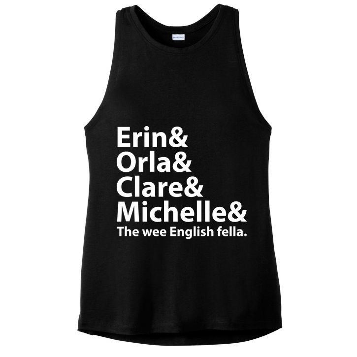 Erin Orla Clare Michelle And The Wee English Fella Ladies PosiCharge Tri-Blend Wicking Tank