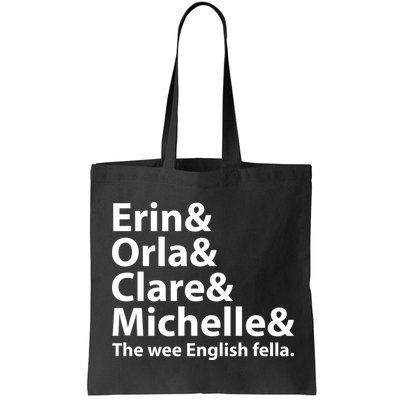 Erin Orla Clare Michelle And The Wee English Fella Bag