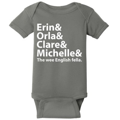 Erin Orla Clare Michelle And The Wee English Fella Baby Bodysuit