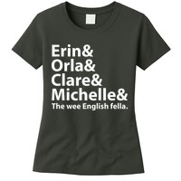 Erin Orla Clare Michelle And The Wee English Fella Womens T-Shirt