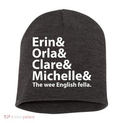 Erin Orla Clare Michelle And The Wee English Fella Short Acrylic Beanie