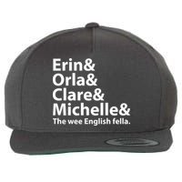 Erin Orla Clare Michelle And The Wee English Fella Wool Snapback Cap