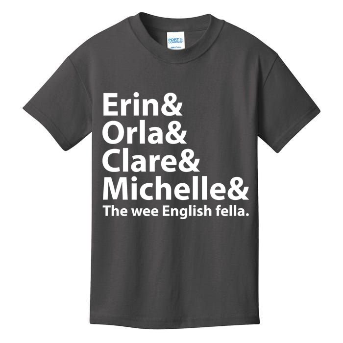 Erin Orla Clare Michelle And The Wee English Fella Kids T-Shirt