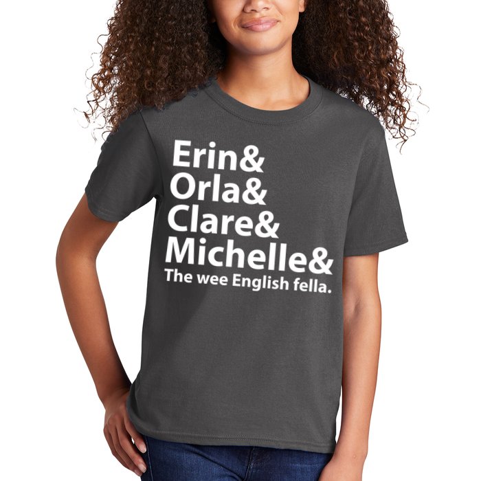 Erin Orla Clare Michelle And The Wee English Fella Kids T-Shirt