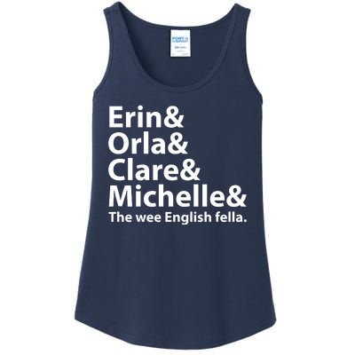 Erin Orla Clare Michelle And The Wee English Fella Ladies Essential Tank