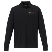 Evolution of Cricket Sports American Cricket Performance Long Sleeve Polo