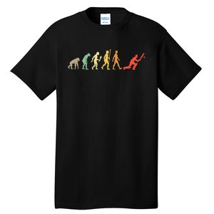 Evolution of Cricket Sports American Cricket Tall T-Shirt