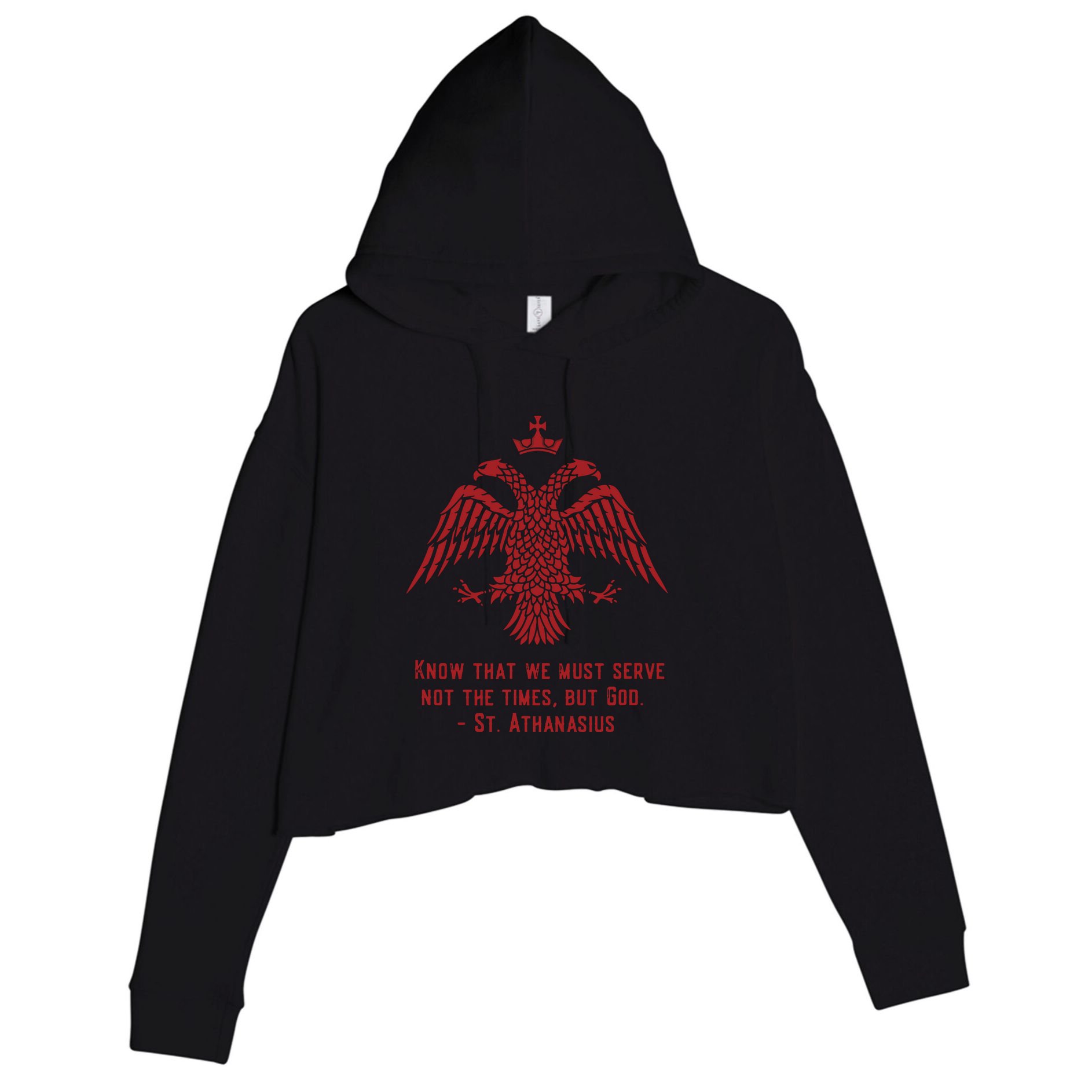 Eastern Orthodox Christian Crop Fleece Hoodie