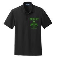 Eastern Orthodox Christian Russian Resist The Great Reset Dry Zone Grid Polo