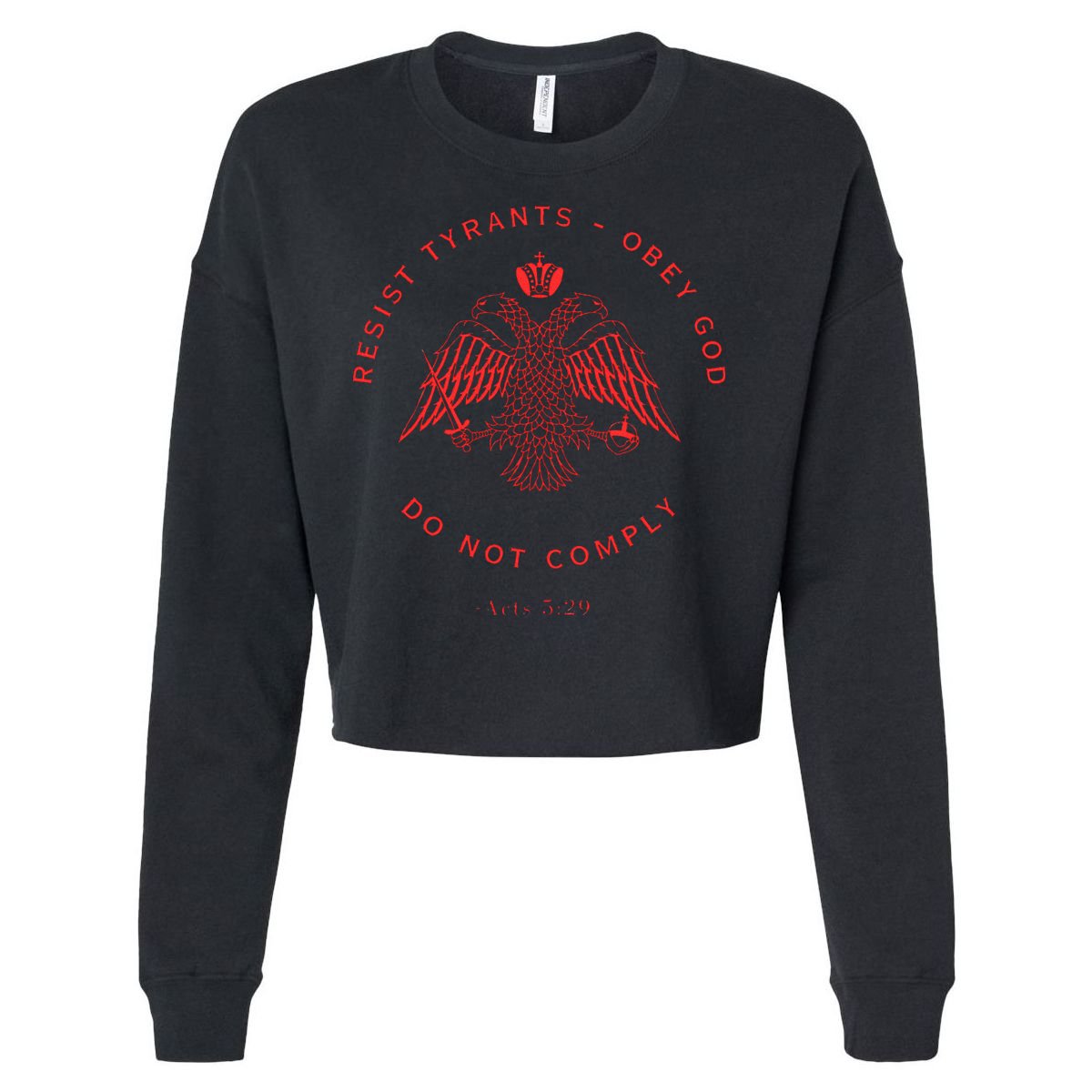 Eastern Orthodox Christian Cropped Pullover Crew