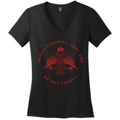 Eastern Orthodox Christian Women's V-Neck T-Shirt