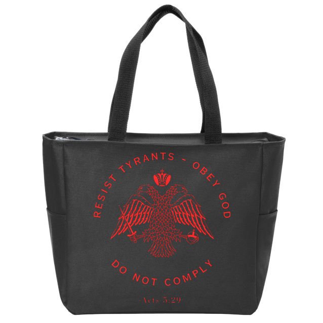 Eastern Orthodox Christian Zip Tote Bag