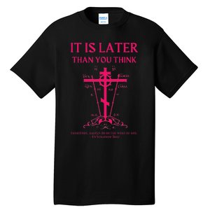 Eastern Orthodox Christian Seraphim Rose Calvary Cross Tall T-Shirt