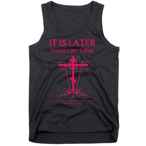 Eastern Orthodox Christian Seraphim Rose Calvary Cross Tank Top