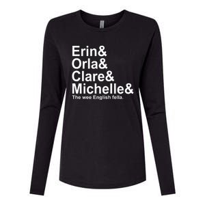 Erin Orla Clare Michelle The Wee English Fella Womens Cotton Relaxed Long Sleeve T-Shirt