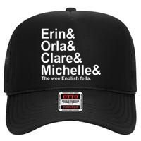 Erin Orla Clare Michelle The Wee English Fella High Crown Mesh Back Trucker Hat