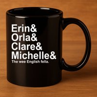 Erin Orla Clare Michelle The Wee English Fella 11oz C Handle Ceramic Mug