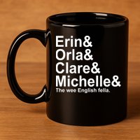 Erin Orla Clare Michelle The Wee English Fella 11oz C Handle Ceramic Mug