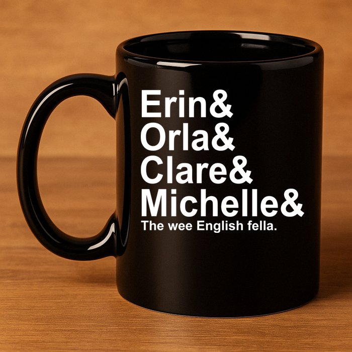 Erin Orla Clare Michelle The Wee English Fella 11oz C Handle Ceramic Mug