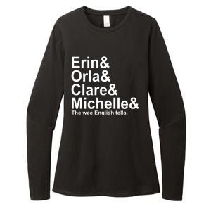 Erin Orla Clare Michelle The Wee English Fella Womens CVC Long Sleeve Shirt