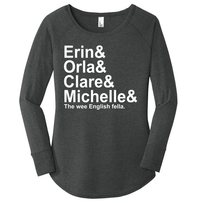 Erin Orla Clare Michelle The Wee English Fella Women's Perfect Tri Tunic Long Sleeve Shirt