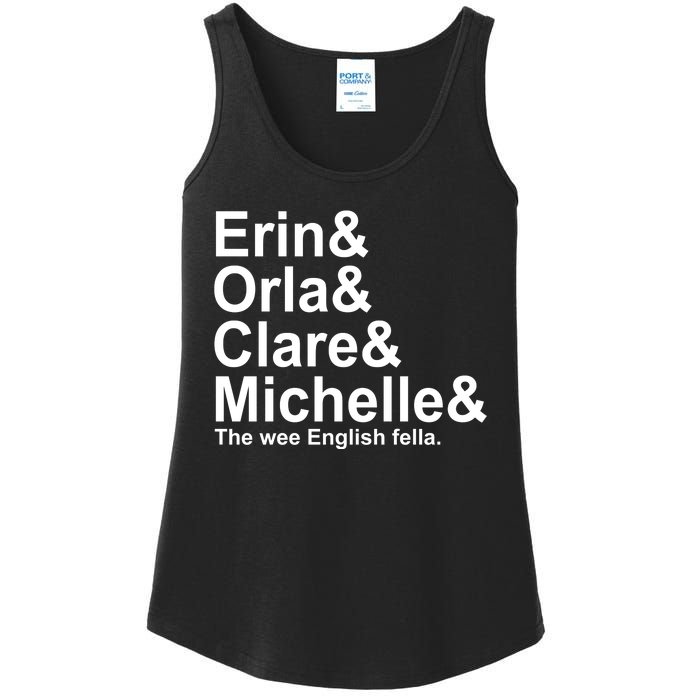 Erin Orla Clare Michelle The Wee English Fella Ladies Essential Tank