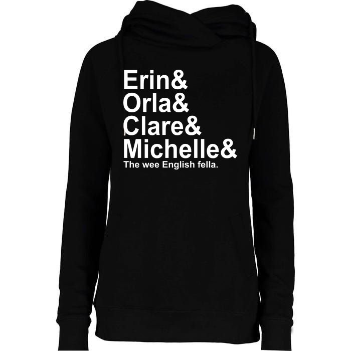 Erin Orla Clare Michelle The Wee English Fella Womens Funnel Neck Pullover Hood