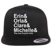 Erin Orla Clare Michelle The Wee English Fella Flat Bill Trucker Hat