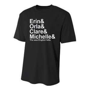 Erin Orla Clare Michelle The Wee English Fella Youth Performance Sprint T-Shirt