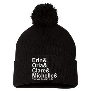 Erin Orla Clare Michelle The Wee English Fella Pom Pom 12in Knit Beanie