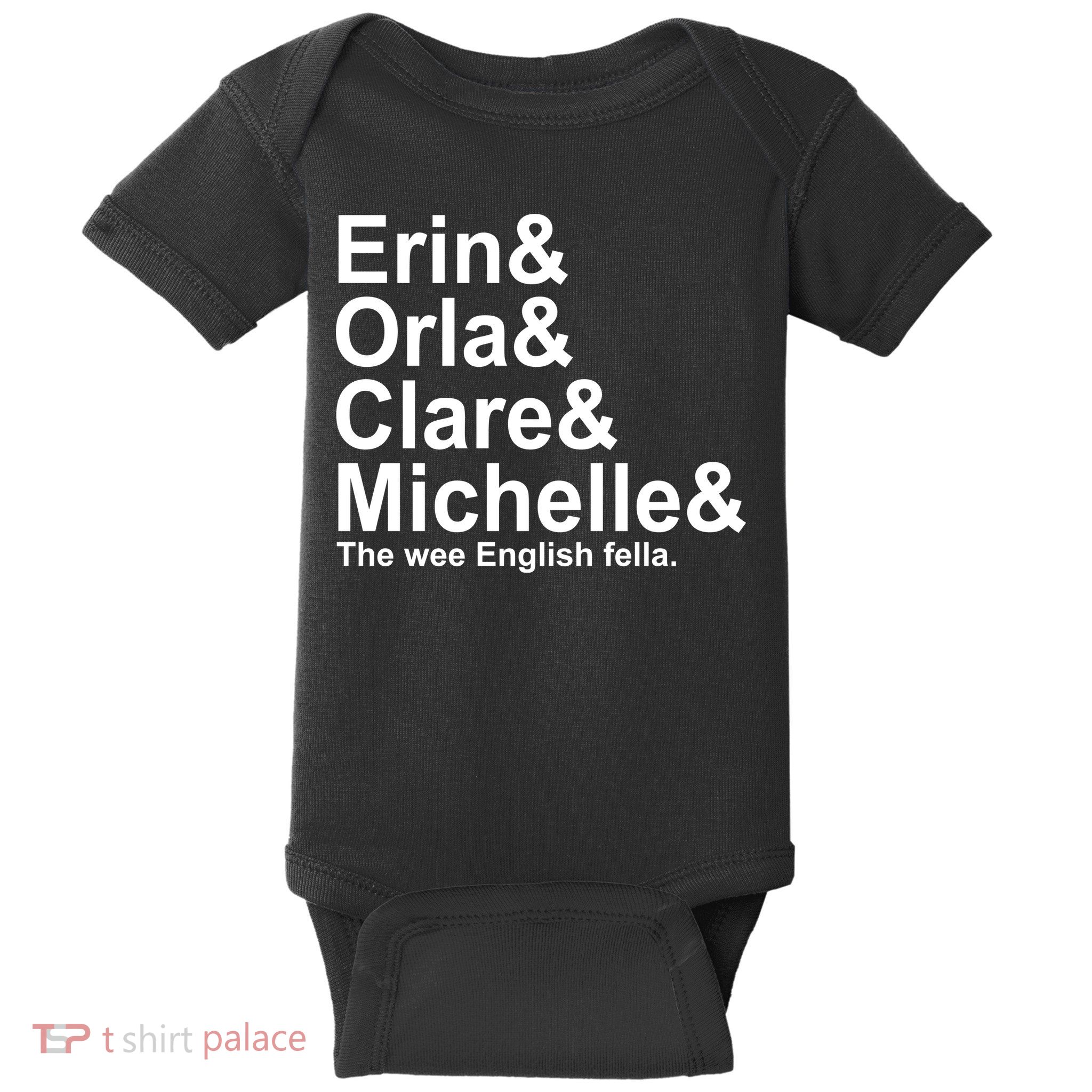 Erin Orla Clare Michelle The Wee English Fella Baby Bodysuit