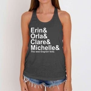 Erin Orla Clare Michelle The Wee English Fella Women's Knotted Racerback Tank