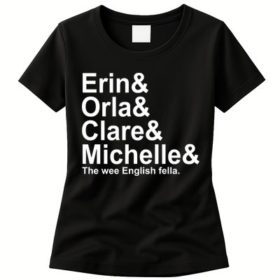 Erin Orla Clare Michelle The Wee English Fella Womens T-Shirt