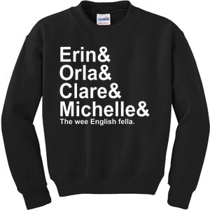 Erin Orla Clare Michelle The Wee English Fella Kids Sweatshirt