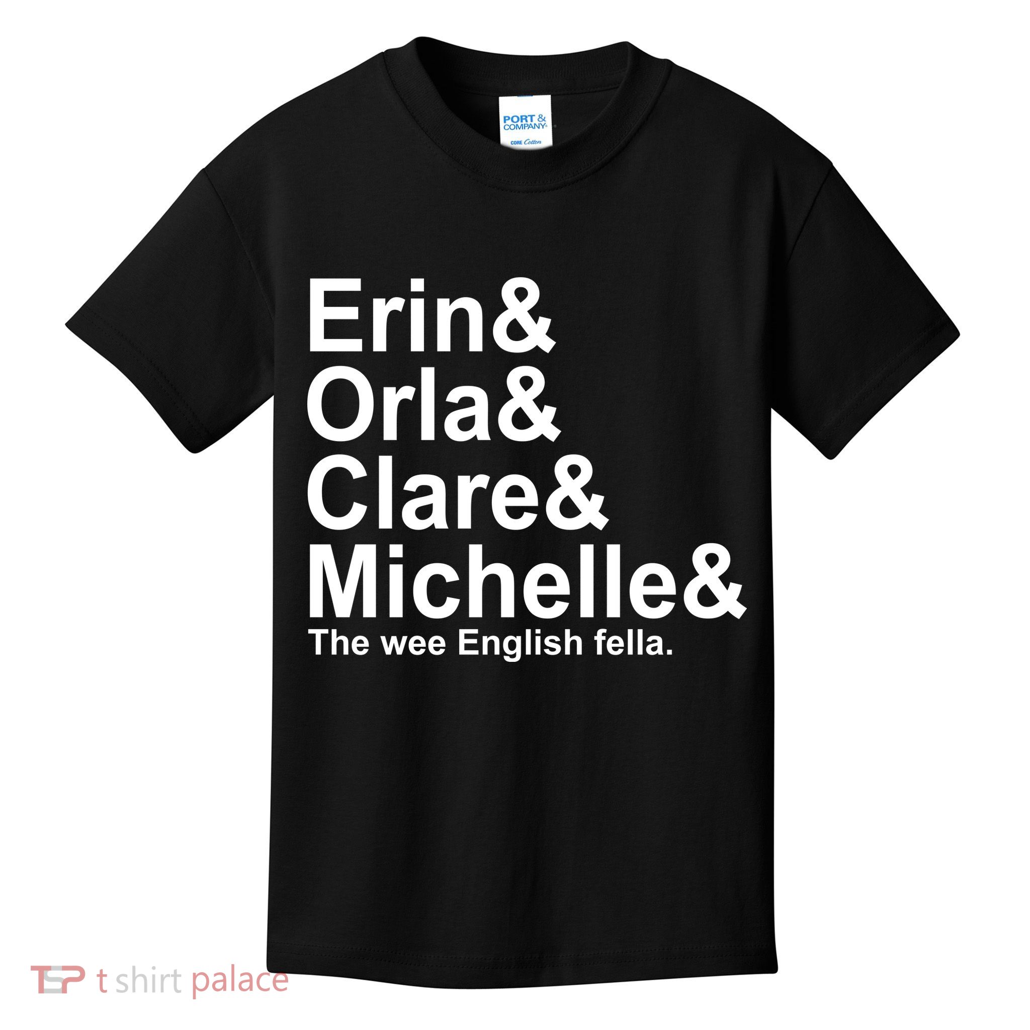 Erin Orla Clare Michelle The Wee English Fella Kids T-Shirt