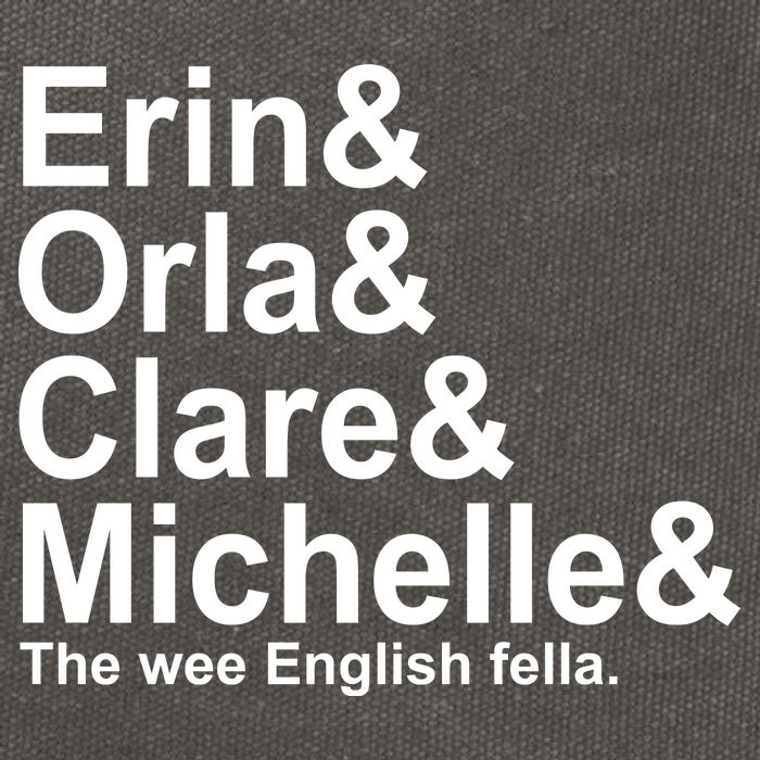 Erin Orla Clare Michelle The Wee English Fella Cotton Canvas Backpack