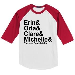 Erin Orla Clare Michelle The Wee English Fella Kids Colorblock Raglan Jersey