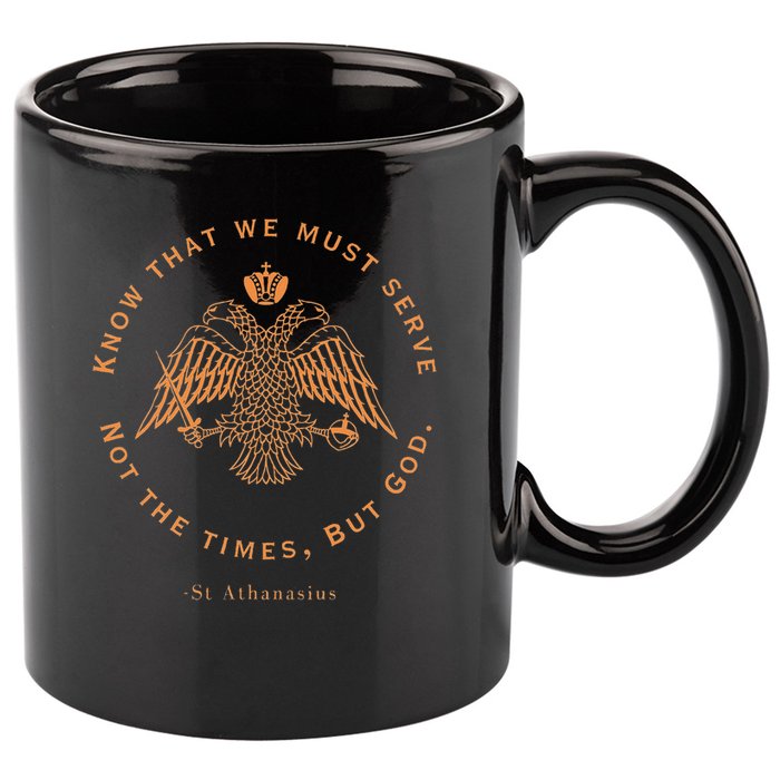 Eastern Orthodox Christian Saint Athanasius 11oz C Handle Ceramic Mug