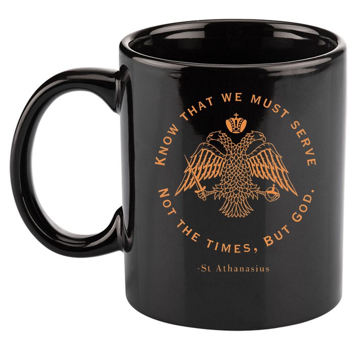 Eastern Orthodox Christian Saint Athanasius 11oz C Handle Ceramic Mug