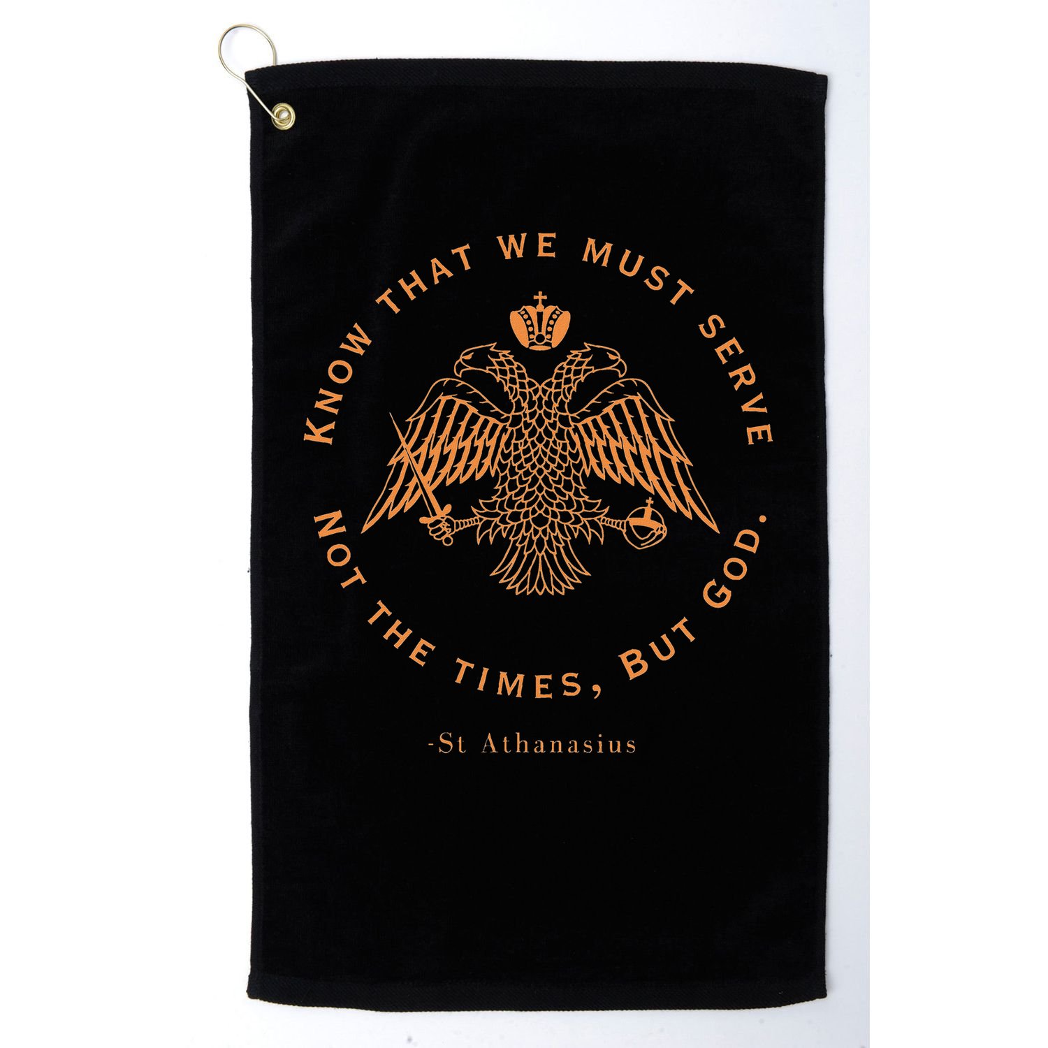 Eastern Orthodox Christian Saint Athanasius Golf Towel