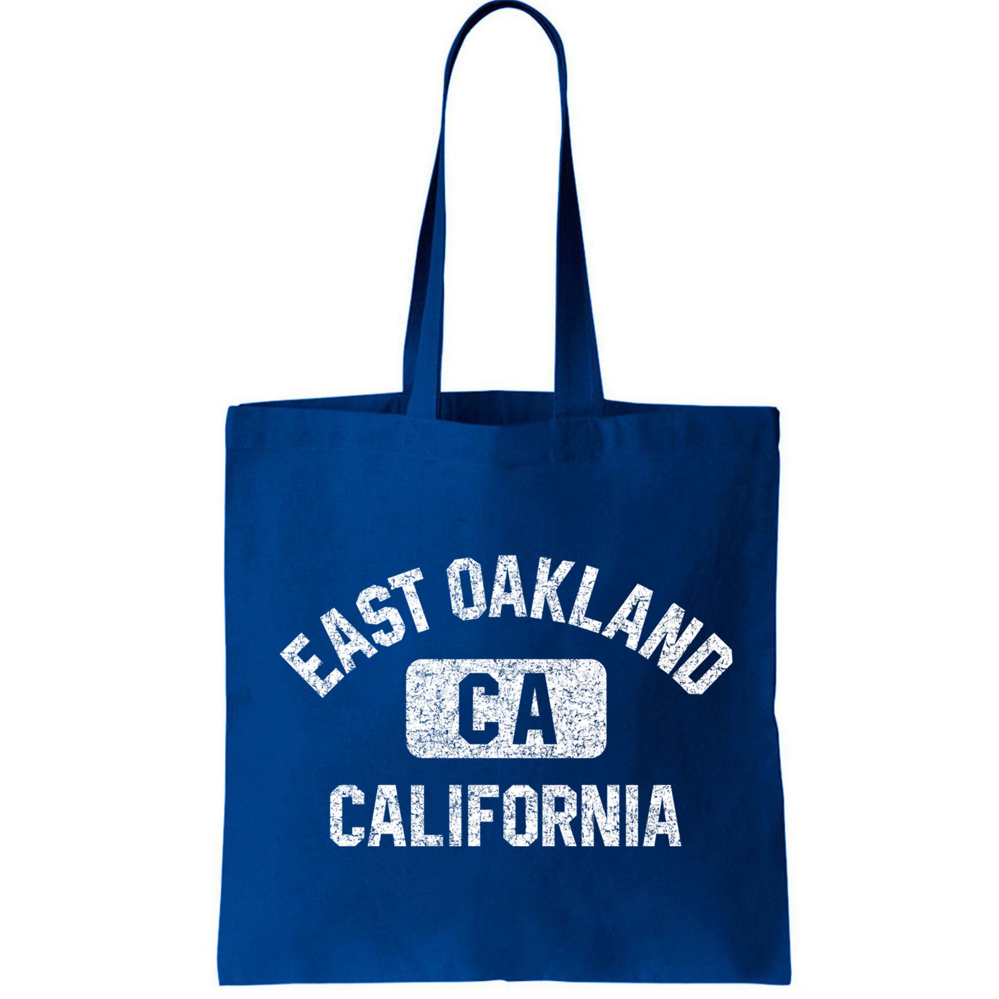 East Oakland Ca California Gym Style Distressed White Print Gift Bag